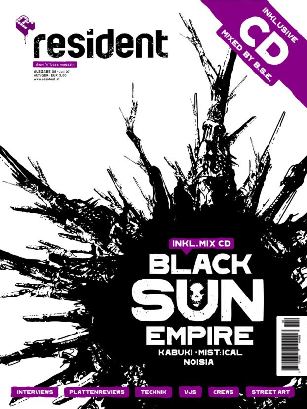 Resident Magazine CD Mixed By Black Sun Empire