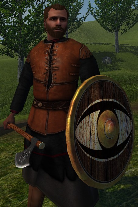 jomsviking axe and shield